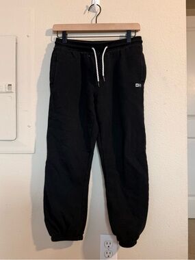 Salty Crew Black Joggers Men’s Large Fleece Sweatpants Surf Streetwear